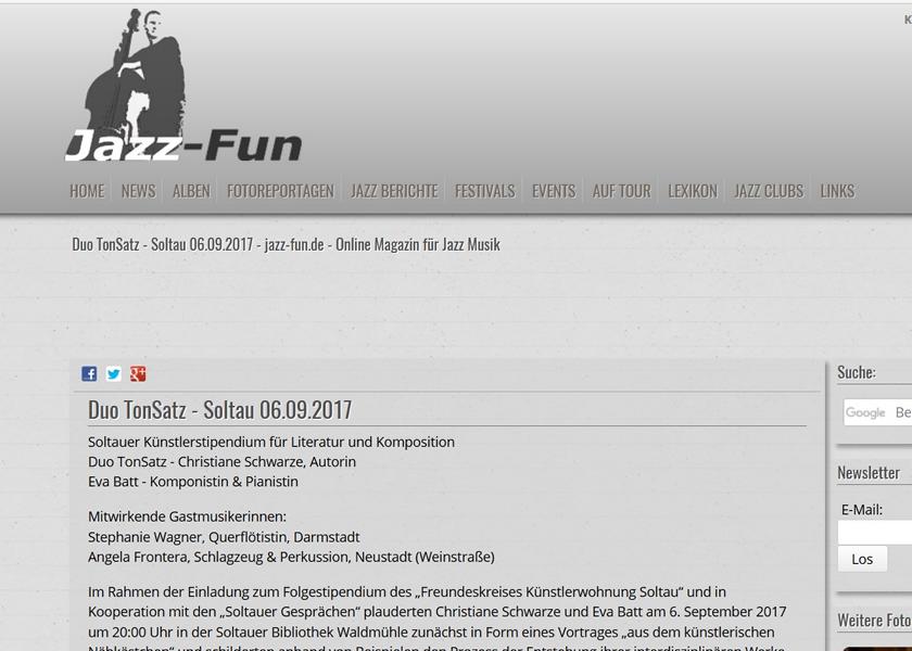 jazz-fun.de - Online Magazin für Jazz Musik