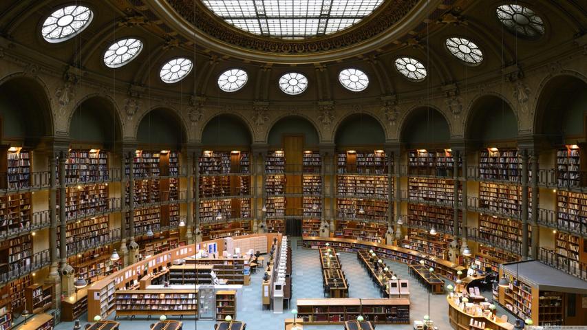 Nationalbibliothek Frankreich (Foto lizenzfreie Nutzung)